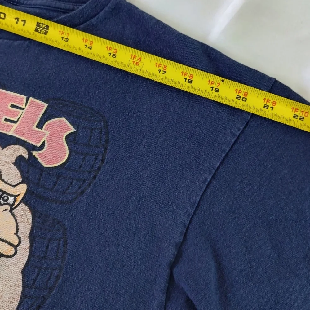 Vintage BARRELS OF FUN Donkey Kong Nintendo Graphic T-shirt Mens XL Throwback - Picture 4 of 5